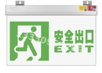 成都敏华NST消防应急灯具-中型水晶玻璃吊片标志灯